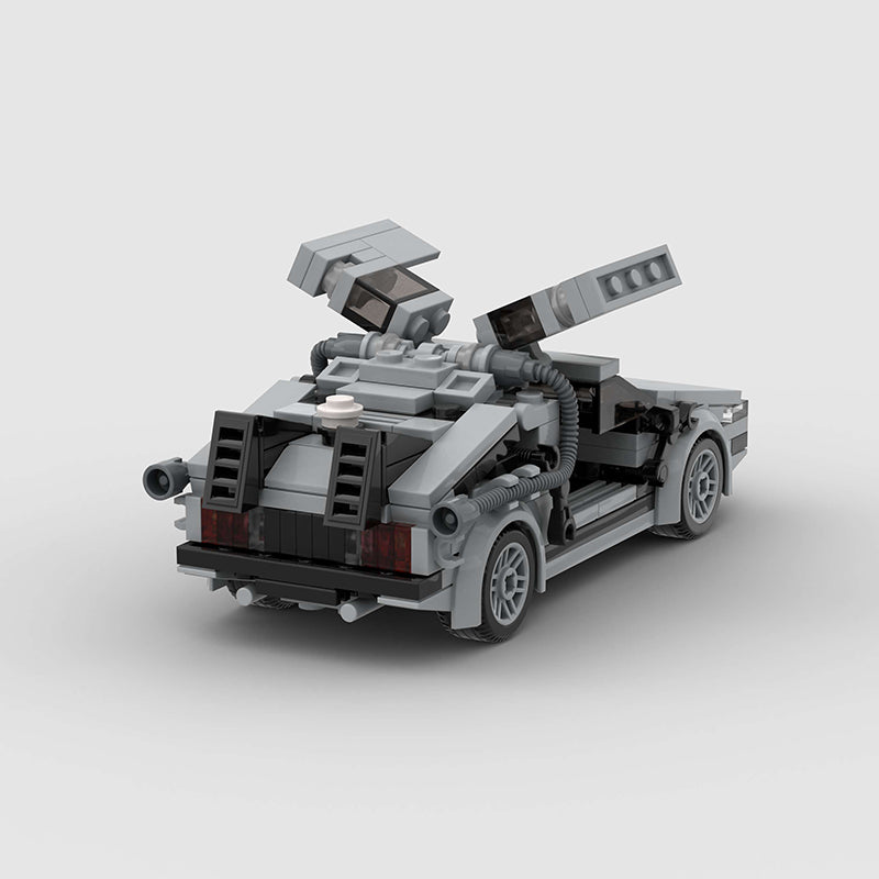 DeLorean Time Machine from Back to the Future Custom Car MOC