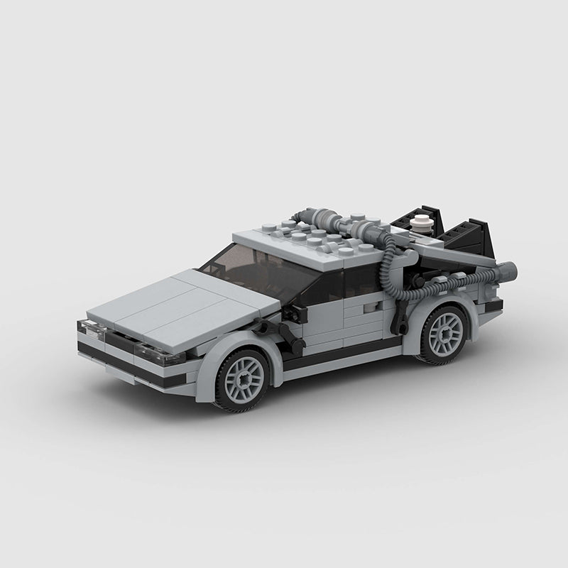 DeLorean Time Machine from Back to the Future Custom Car MOC