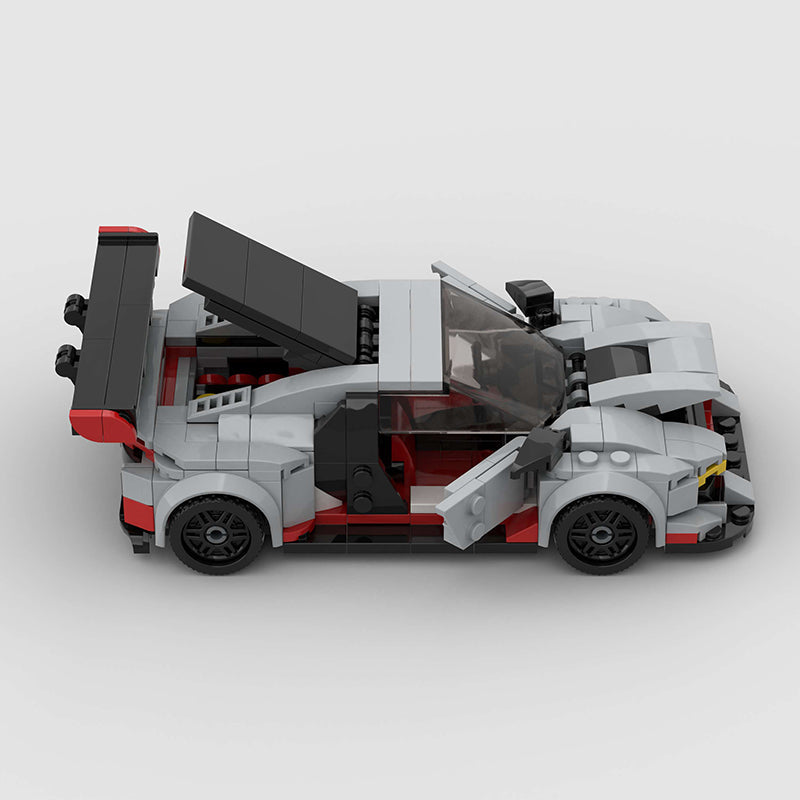 Audi R8 LMS GT4 Custom Car MOC - Minifigure Bricks