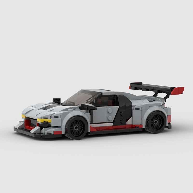 Audi R8 LMS GT4 Custom Car MOC - Minifigure Bricks