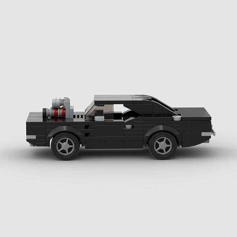 1969 Dodge Charger Custom Car MOC - Minifigure Bricks