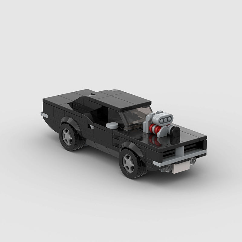 1969 Dodge Charger Custom Car MOC - Minifigure Bricks