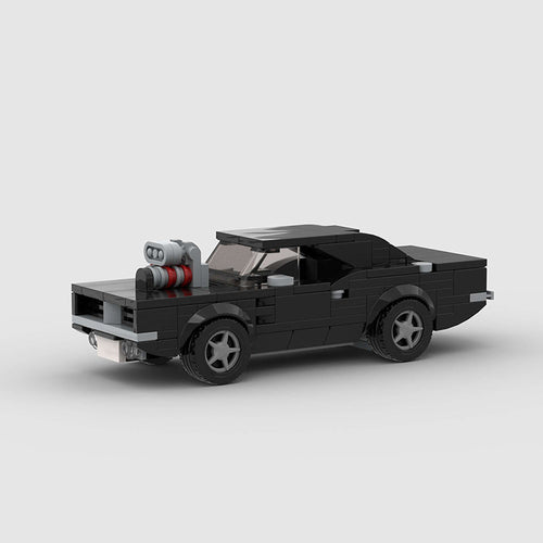 1969 Dodge Charger Custom Car MOC - Minifigure Bricks