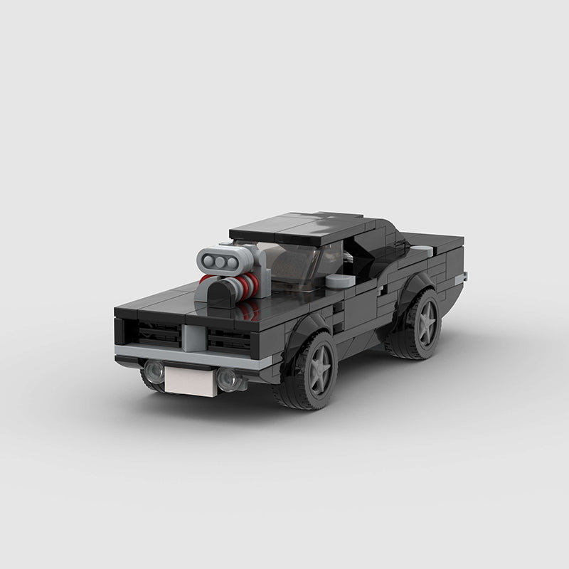 1969 Dodge Charger Custom Car MOC - Minifigure Bricks