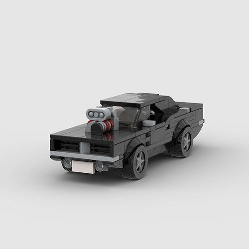 1969 Dodge Charger Custom Car MOC - Minifigure Bricks
