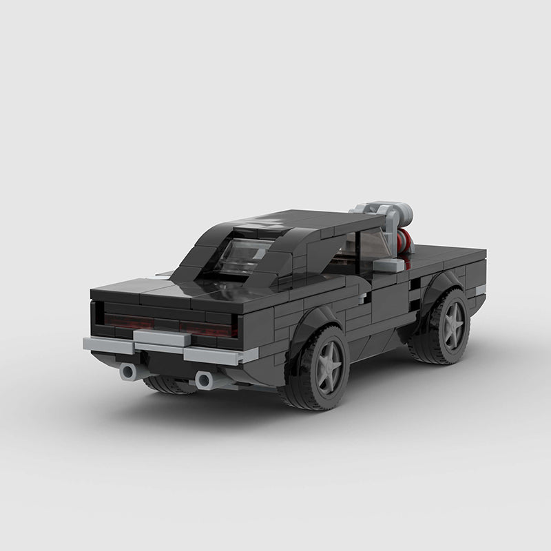 1969 Dodge Charger Custom Car MOC - Minifigure Bricks