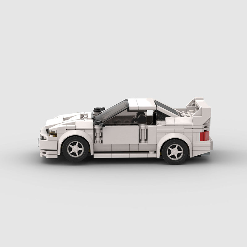 Mitsubishi Lancer Evolution Custom Car MOC - Minifigure Bricks