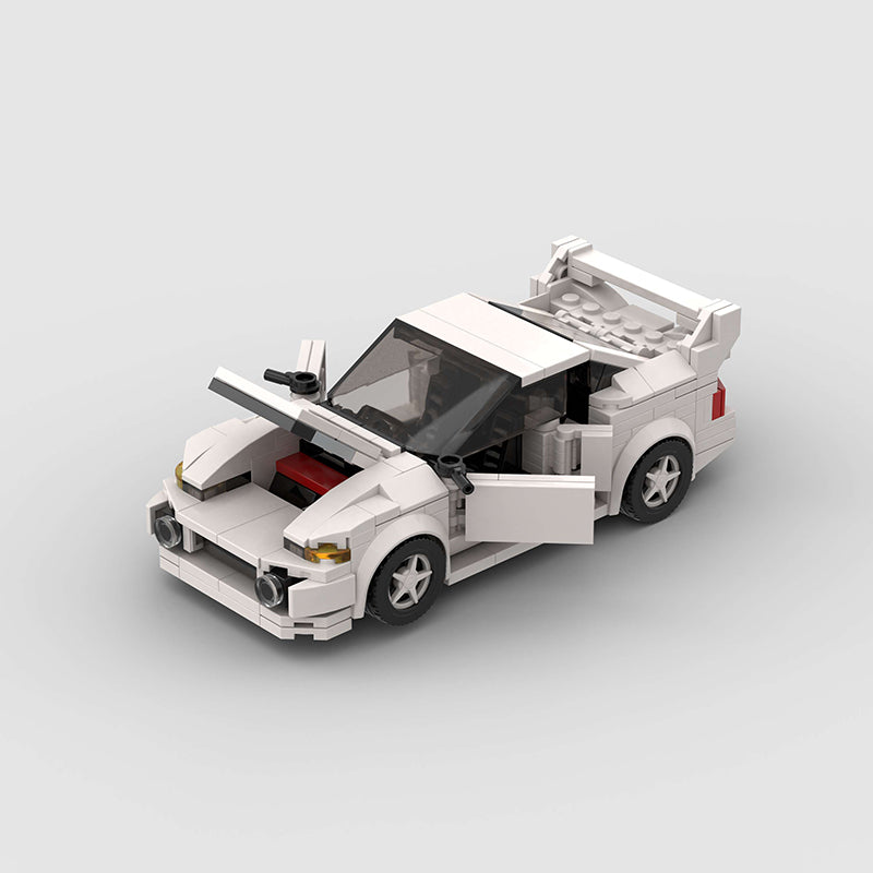 Mitsubishi Lancer Evolution Custom Car MOC - Minifigure Bricks