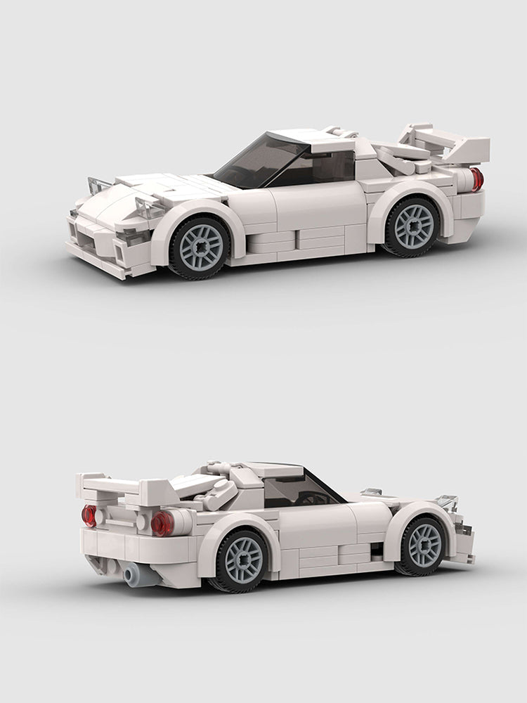 Mazda RX-7 White Custom Car
