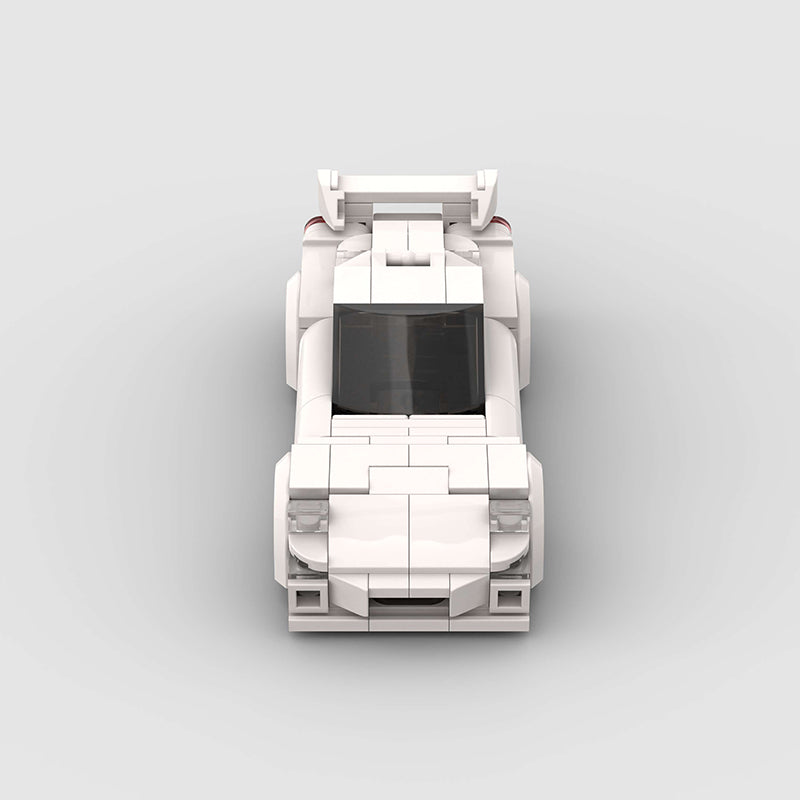 Mazda RX-7 White Custom Car