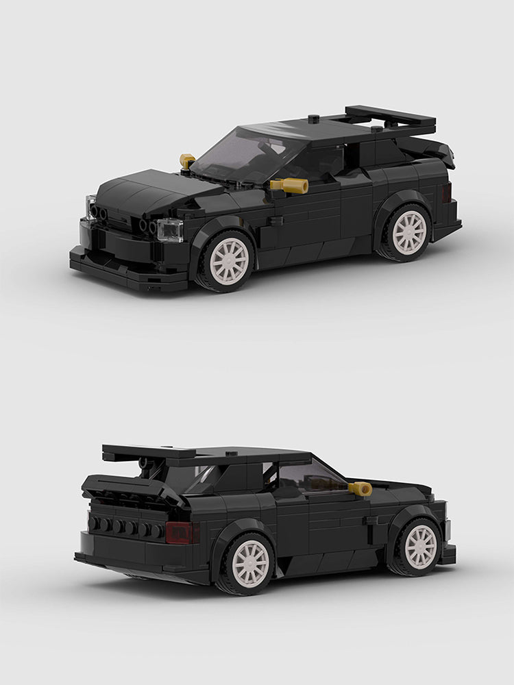 Ford Escort Cosworth Black Custom Car MOC