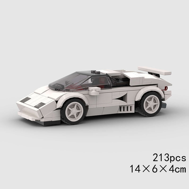 Lamborghini Countach Classic White Custom Car