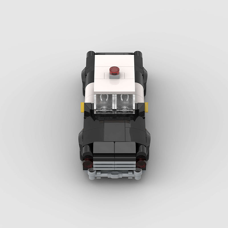 Vintage Police Car Custom Car MOC