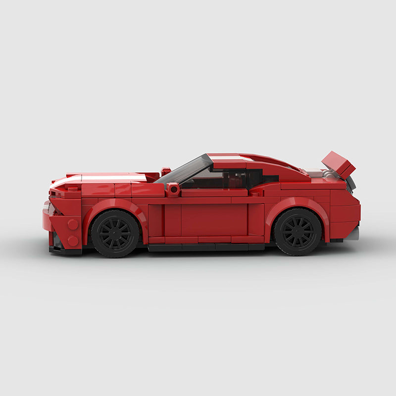 Ford Mustang Red Custom Car MOC