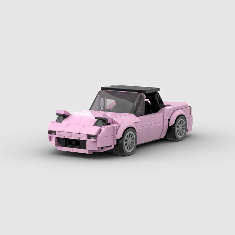 Mazda MX5 Pink Edition Custom Car MOC