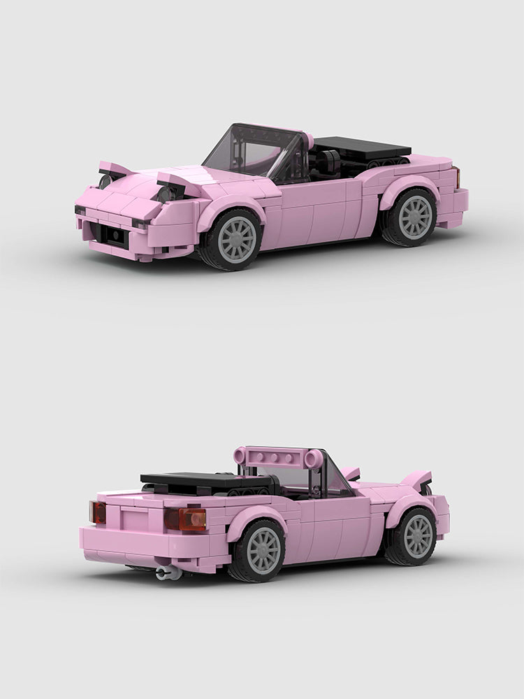 Mazda MX5 Pink Edition Custom Car MOC