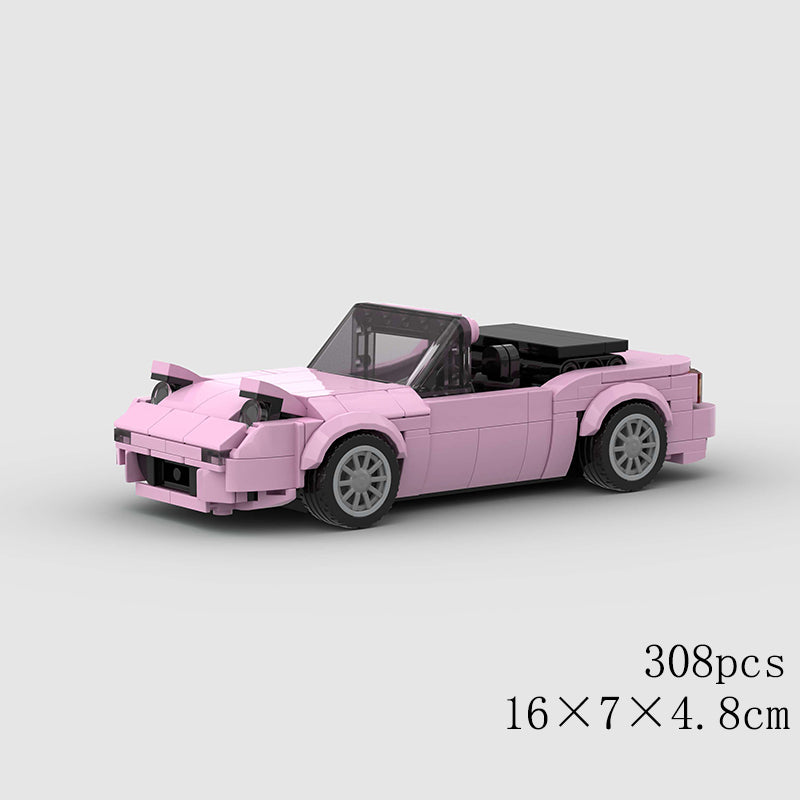 Mazda MX5 Pink Edition Custom Car MOC