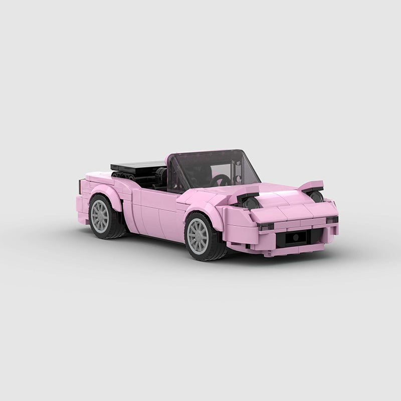 Mazda MX5 Pink Edition Custom Car MOC