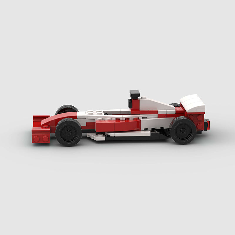 Formula One Car (Red and White) Custom Car MOC