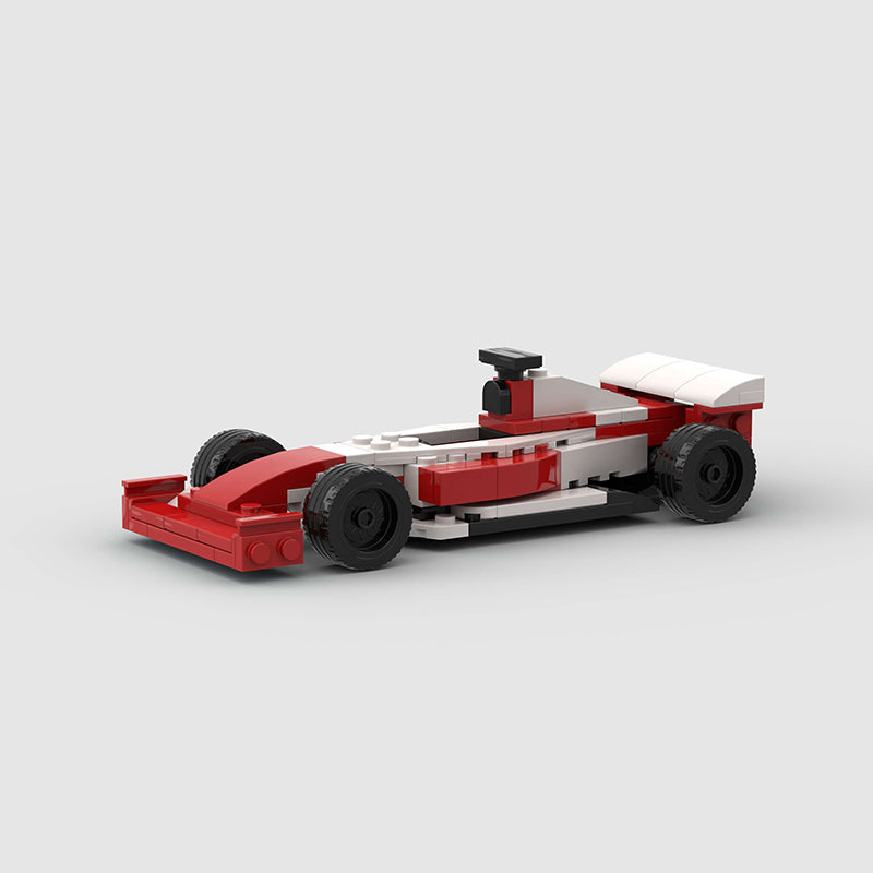 Formula One Car (Red and White) Custom Car MOC