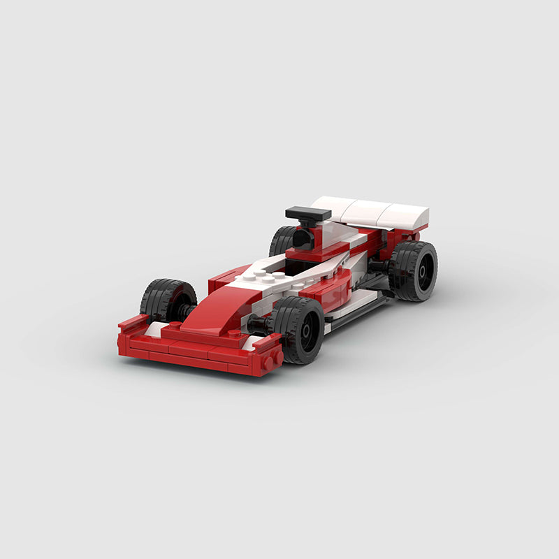 Formula One Car (Red and White) Custom Car MOC