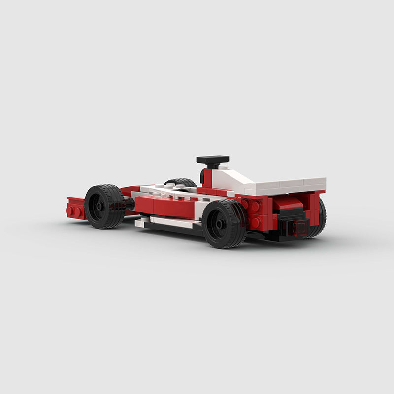 Formula One Car (Red and White) Custom Car MOC