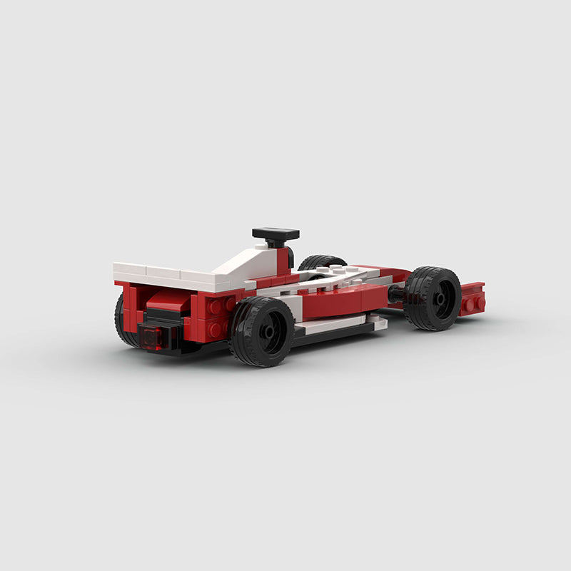 Formula One Car (Red and White) Custom Car MOC