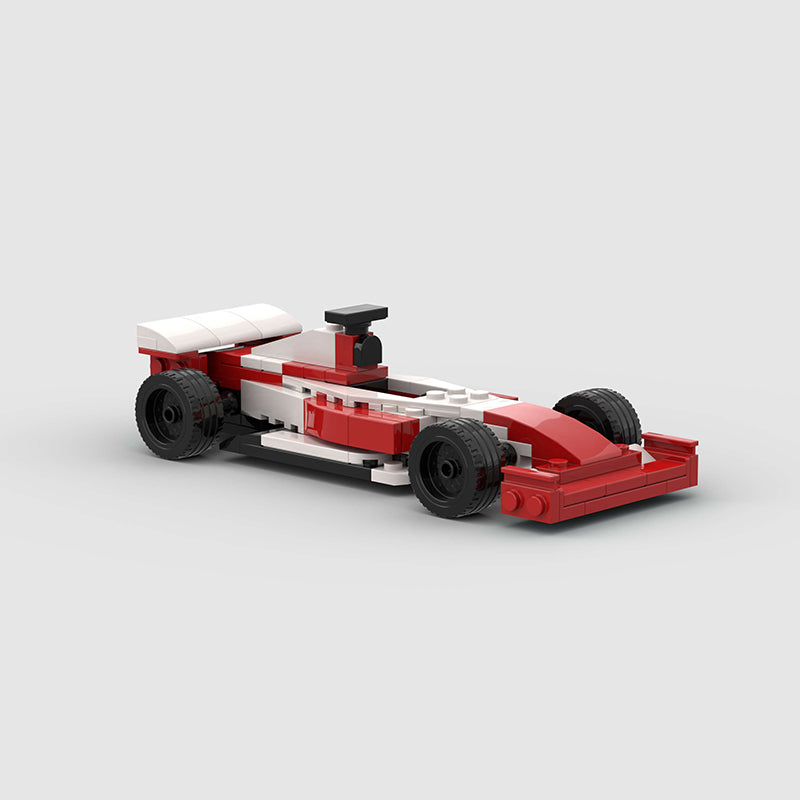 Formula One Car (Red and White) Custom Car MOC