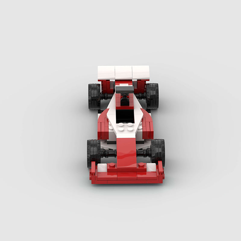 Formula One Car (Red and White) Custom Car MOC