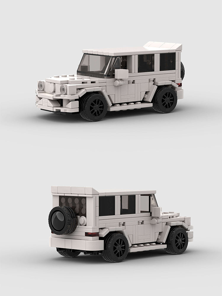 Mercedes-Benz White G Wagon Custom Car MOC