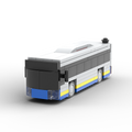 Blue Bus City Transport Custom Car MOC