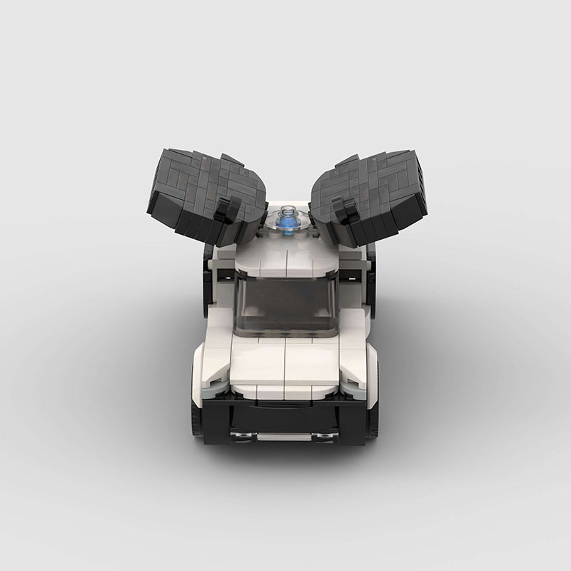 City Police Car Custom Car MOC - Minifigure Bricks