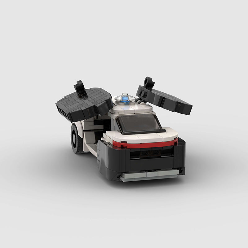 City Police Car Custom Car MOC - Minifigure Bricks