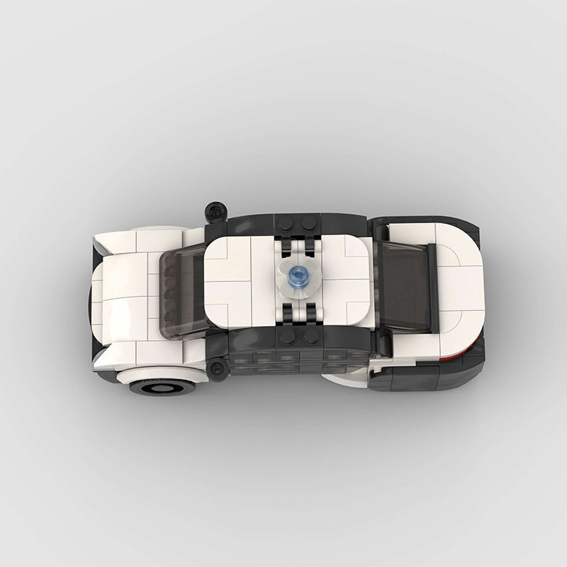City Police Car Custom Car MOC - Minifigure Bricks