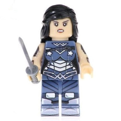 Wonder Girl (Donna Troy) Custom DC Superhero Minifigure - Minifigure Bricks
