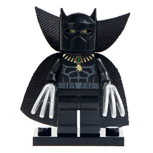 Black Panther Custom Marvel Superhero Minifigure - Minifigure Bricks